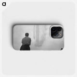 Airplane demonstration in the skies above Hendon, London - エリック リー ジョンソン Phone Case.