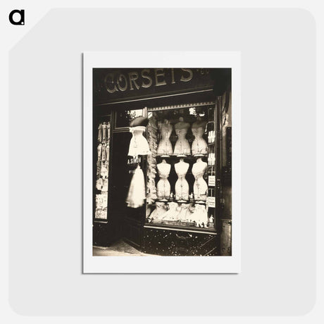 アートポストカード-Boulevard de Strasbourg, Corsets
 - ウジェーヌ アジェ Postcard.