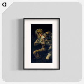 アートポスター-Saturn Devouring His Son - フランシスコ デ ゴヤ Poster.