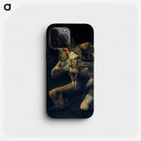 Saturn Devouring His Son - Francisco de Goya Phone Case.