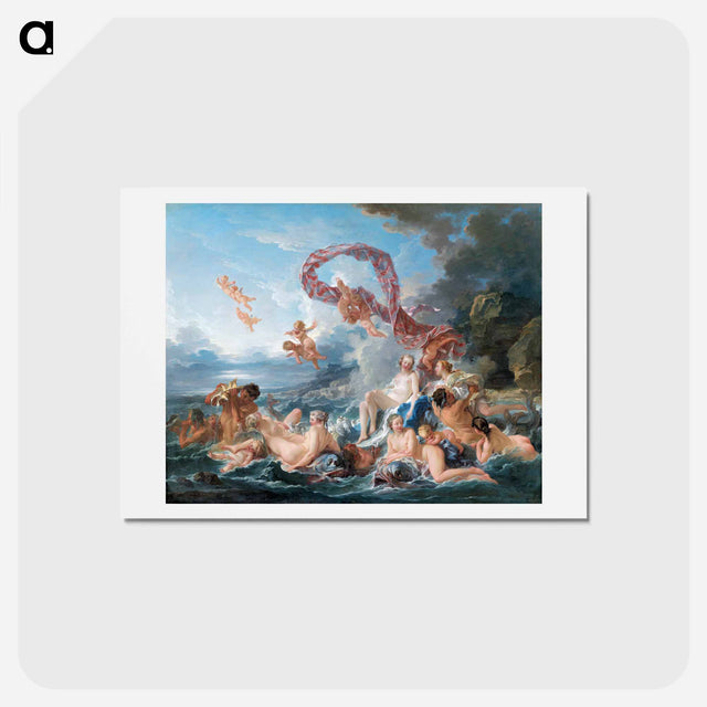 アートポストカード-The Triumph of Venus - フランソワ ブーシェ Postcard.