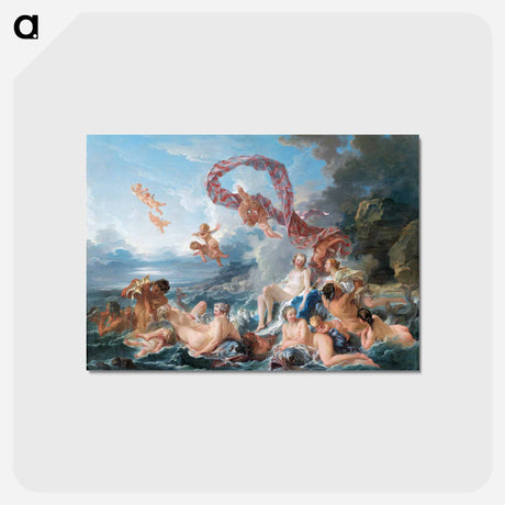 アートポストカード-The Triumph of Venus - フランソワ ブーシェ Postcard.