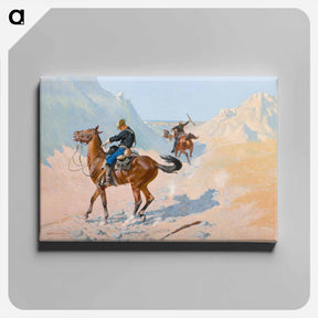 アートパネル-The Advance–Guard, or The Military Sacrifice (The Ambush)
 - フレデリック レミントン Canvas.