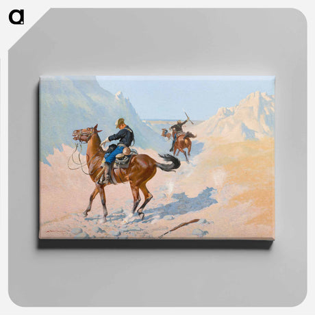 アートパネル-The Advance–Guard, or The Military Sacrifice (The Ambush)
 - フレデリック レミントン Canvas.