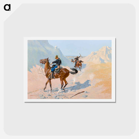 アートポストカード-The Advance–Guard, or The Military Sacrifice (The Ambush)
 - フレデリック レミントン Postcard.