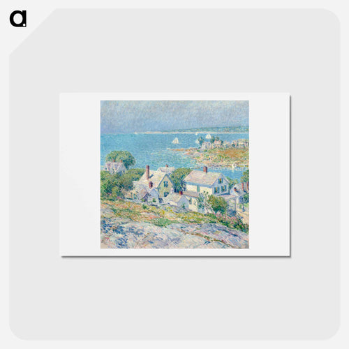 New England Headlands - フレデリック チャイルド ハッサム Postcard.