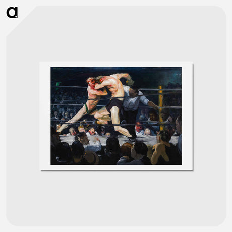 アートポストカード-Stag at Sharkey's - ジョージ ベローズ Postcard.