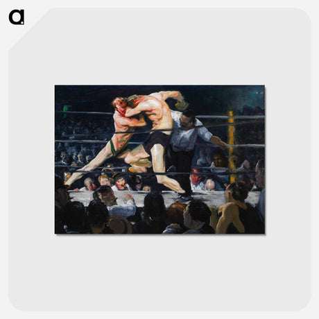 アートポストカード-Stag at Sharkey's - ジョージ ベローズ Postcard.