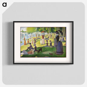 アートポスター-A Sunday on La Grande Jatte - ジョルジュ スーラ Poster.