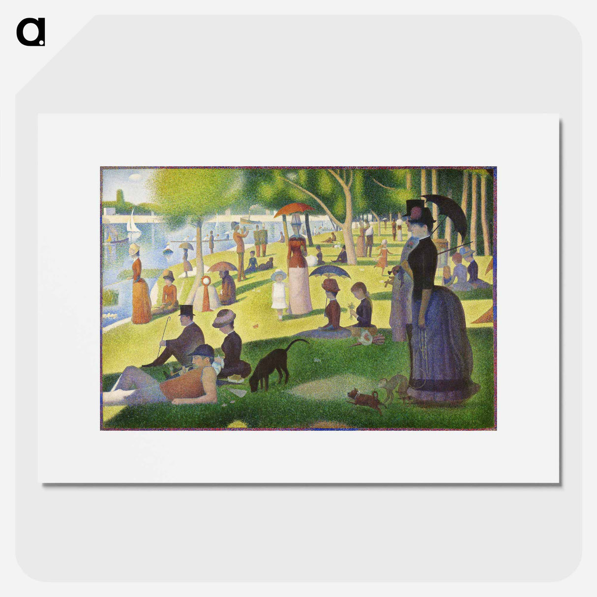 A Sunday on La Grande Jatte - Georges Seurat Poster.