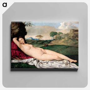 アートパネル-Sleeping Venus
 - ジョルジョーネ Canvas.