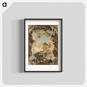 アートポスター-Allegory of the Planets and Continents
 - ジョバンニ バティスタ ティエポロ Poster.
