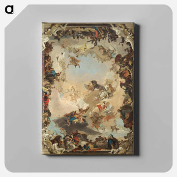 Allegory of the Planets and Continents
 - ジョバンニ バティスタ ティエポロ Canvas.