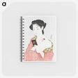 アートメモ帳-Woman Applying Powder
 - 橋口 五葉 Memo.