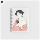 アートメモ帳-Woman Applying Powder
 - 橋口 五葉 Memo.