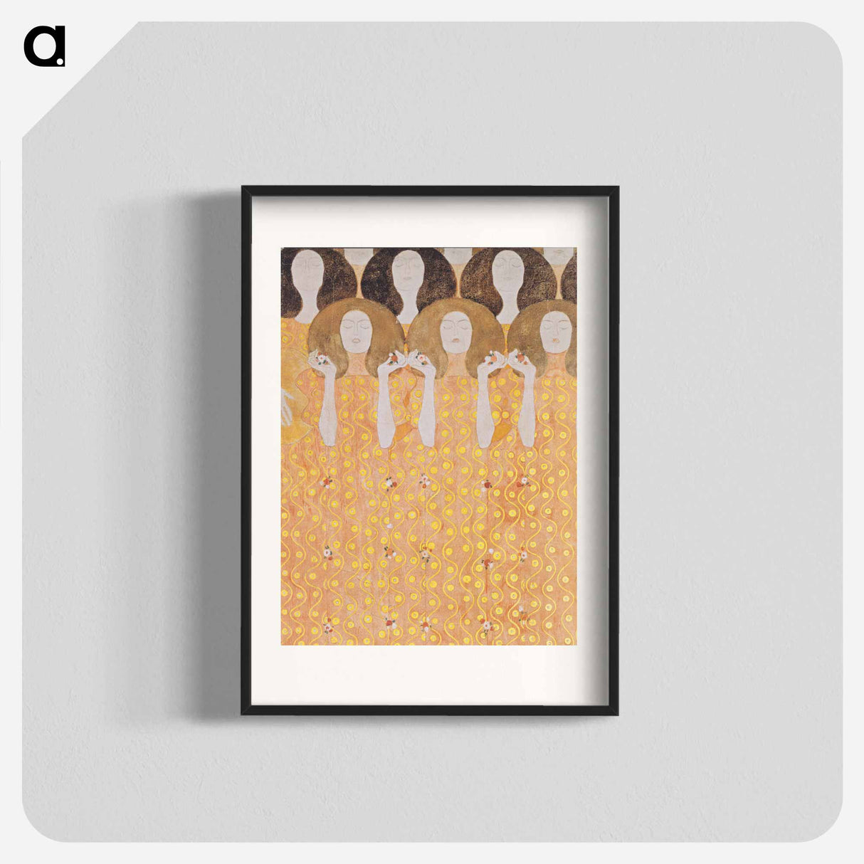 Beethoven Frieze - Gustav Klimt Poster.