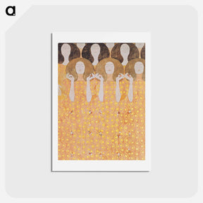 アートポストカード-Beethoven Frieze - グスタフ クリムト Postcard.