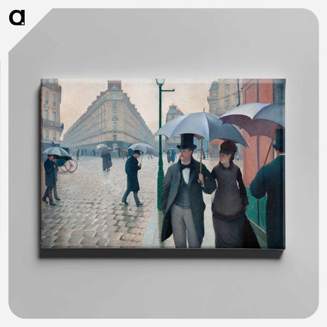 アートパネル-Paris Street Rainy Day - ギュスターヴ カイユボット Canvas.