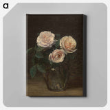 Still Life with Roses - アンリ ファンタン ラトゥール Canvas.