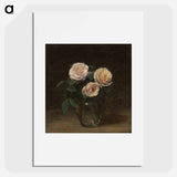 Still Life with Roses - アンリ ファンタン ラトゥール Poster.