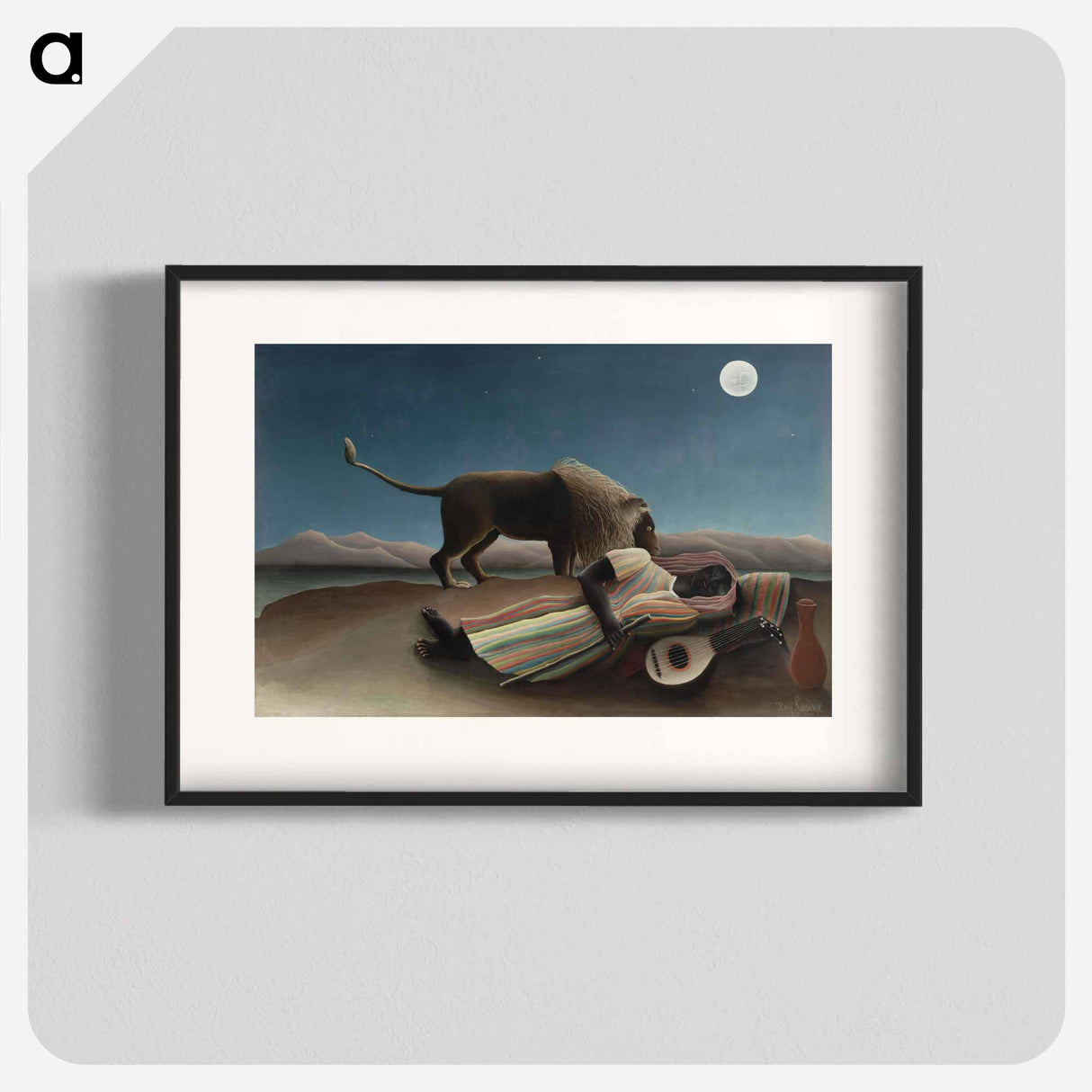 The Sleeping Gypsy - アンリ ルソー Poster.