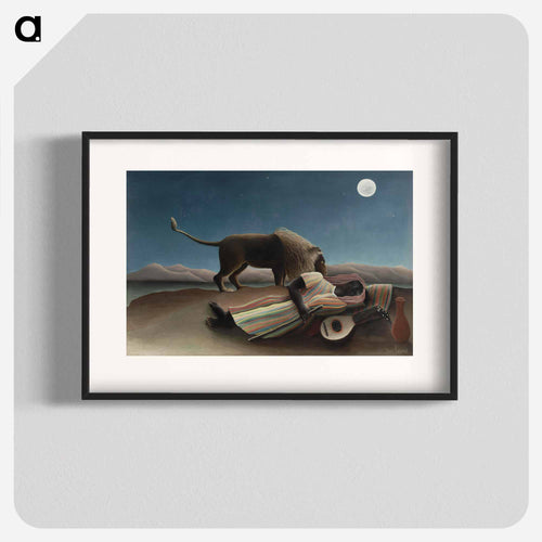 The Sleeping Gypsy - アンリ ルソー Poster.