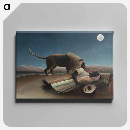 The Sleeping Gypsy - アンリ ルソー Canvas.