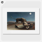 The Sleeping Gypsy - アンリ ルソー Poster.