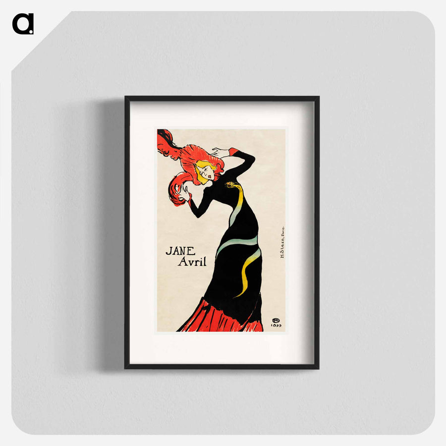 アンリ・ド・トゥールーズ=ロートレック「ジェーン・アヴリル」アートポスター