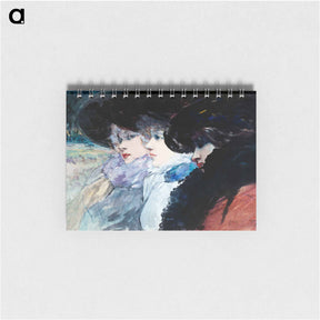 アートメモ帳-Three women in profile - アンリ ソム Memo.