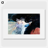 Three women in profile - アンリ ソム Poster.