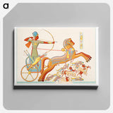 アートパネル-Ramses-Meïamoun Fight Against Katas
 - エジプト美術史 Canvas.