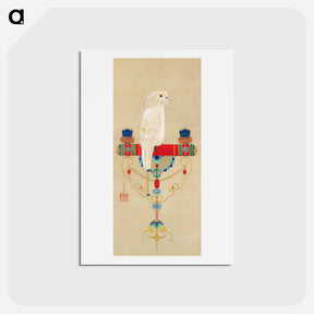 アートポストカード-White Cockatoo
 - 伊藤若冲 Postcard.