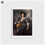 アートポストカード-Portrait of Lady Michelham
 - ジャック エミール ブランシュ Postcard.