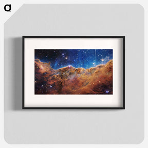 アートポスター-Cosmic Cliffs in the Carina Nebula
 - ジェームズ ウェッブ宇宙望遠鏡 Poster.