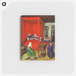 アートメモ帳-The Birth of John the Baptist - ヤン ファン エイク Memo.