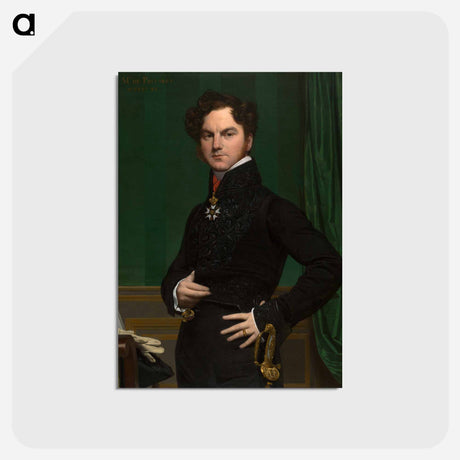 アートポストカード-Amédée-David, the Comte de Pastoret
 - ジャン オーギュスト ドミニク アングル Postcard.