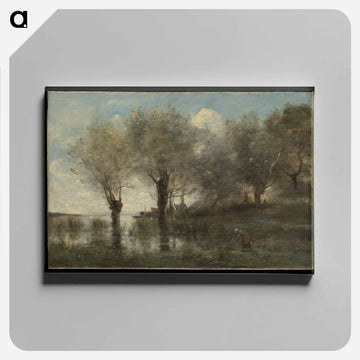 A Pond in Picardy
 - ジャン バティスト カミーユ コロー Canvas.