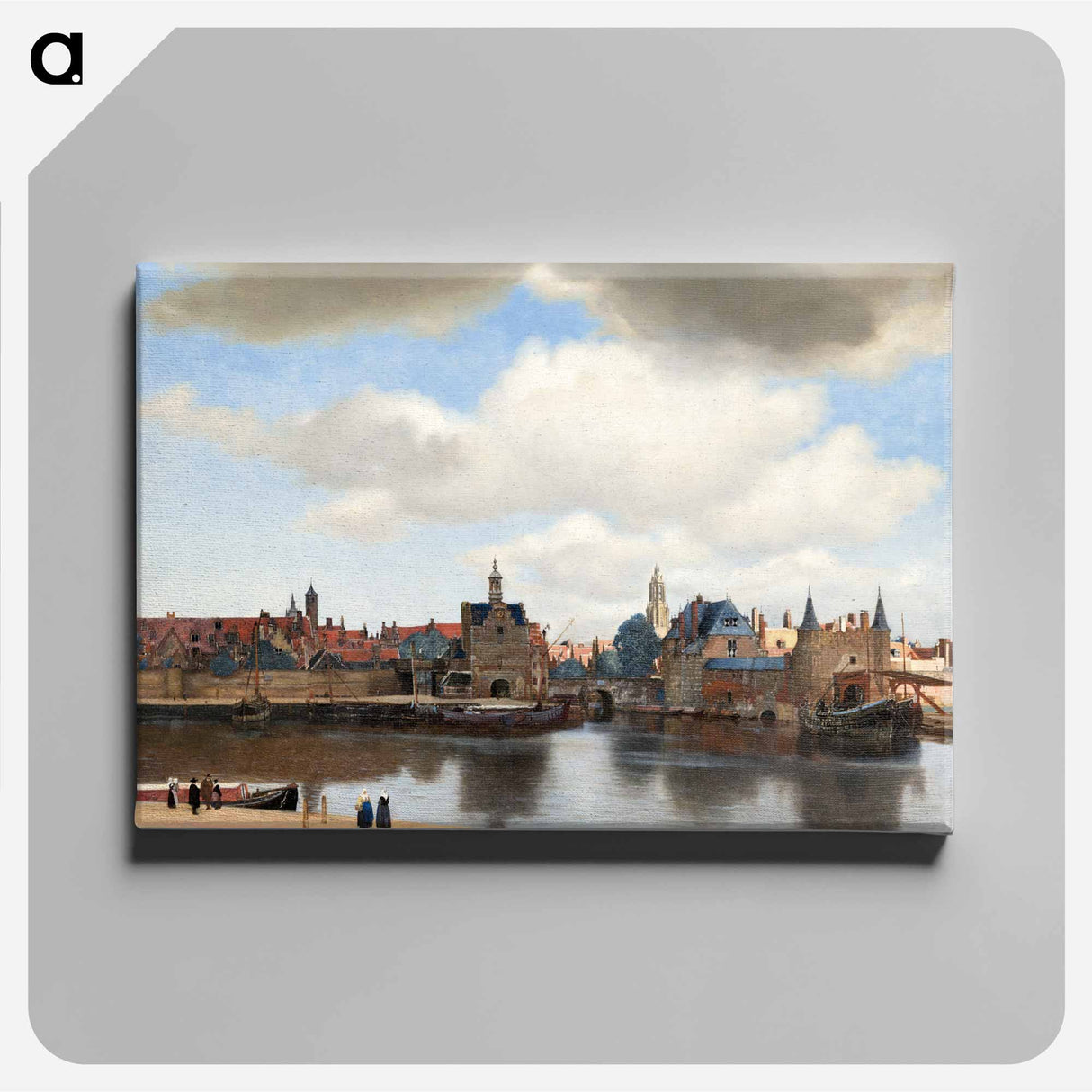 View of Delft - Johannes Vermeer Canvas.