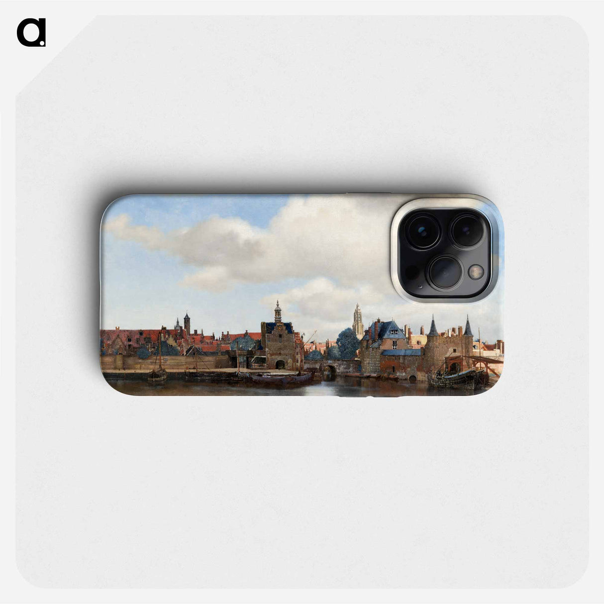 View of Delft - ヨハネス フェルメール Phone Case.