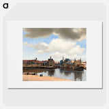 View of Delft - Johannes Vermeer Poster.