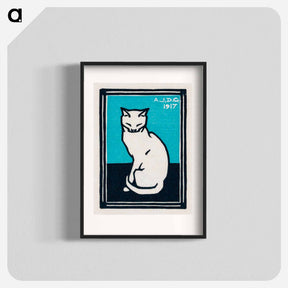 アートポスター-Sitting cat - ユリー デ フラーハ Poster.