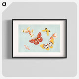 Japanese butterfly - 神坂 雪華 Poster.