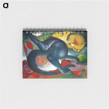 アートメモ帳-Two Cats, Blue and Yellow
 - バーゼル美術館 Memo.