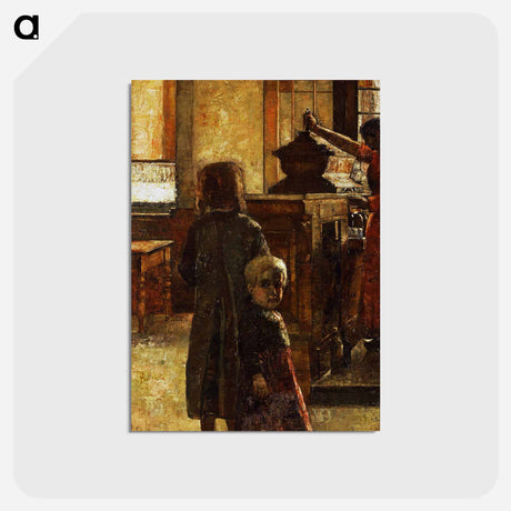 アートポストカード-Estaminet - Flemish Tavern - レッサー ユリィ Postcard.