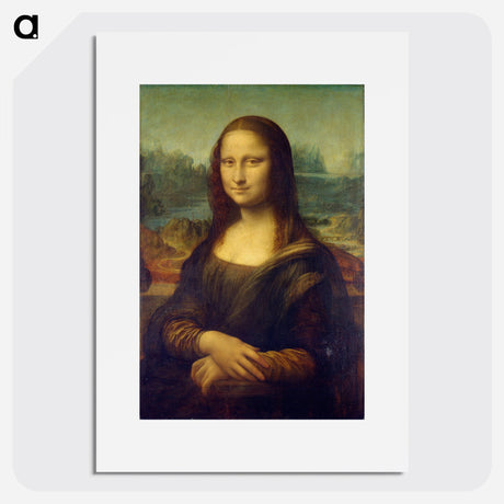 Mona Lisa del Giocondo - Leonardo da Vinci Poster.