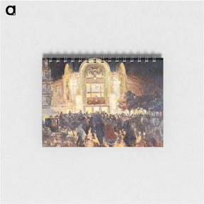 アートメモ帳-The Gaumont-Palace cinema, place de Clichy by Louis Abel-Truchet - ルイ アベル トルシェ Memo.