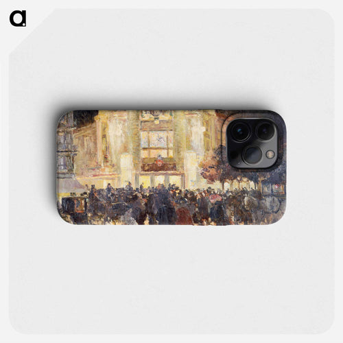 The Gaumont-Palace cinema, place de Clichy by Louis Abel-Truchet - ルイ アベル トルシェ Phone Case.