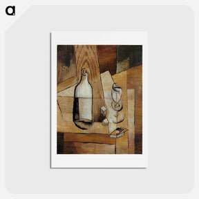 アートポストカード-Nature morte cubiste - ルイ マルクーシ Postcard.