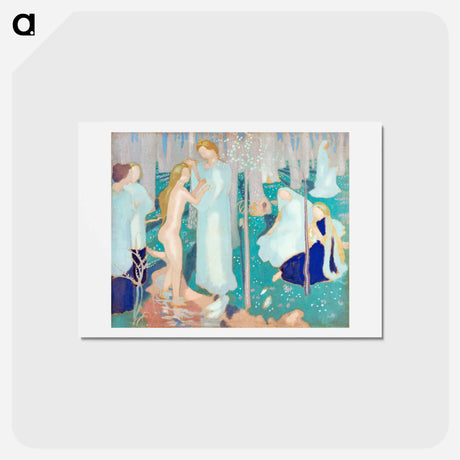 アートポストカード-Springtime - モーリス ドニ Postcard.